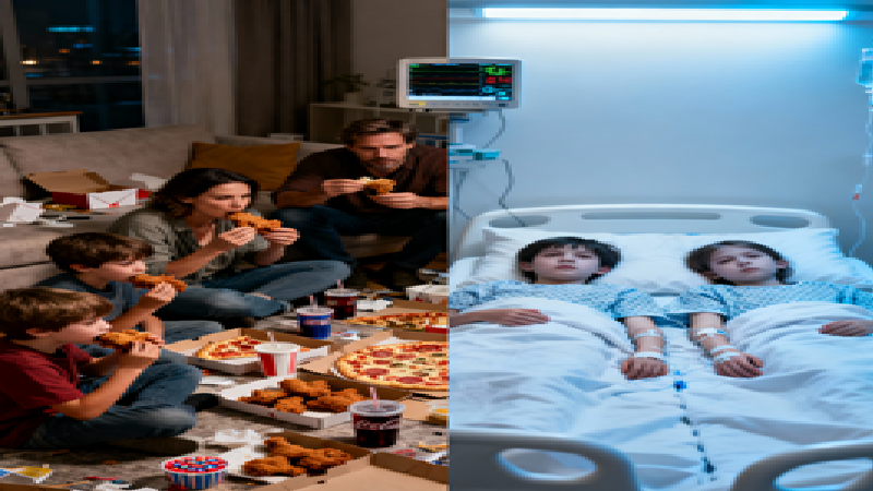 Fresh vegetables and home cooking ingredients on a kitchen table